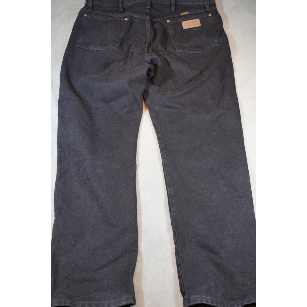 Wrangler 13MWZ Cowboy Cut Jeans Mens 38x34 Black Original Fit Western Cowboy